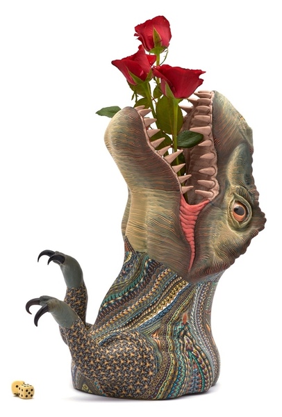 Jon Stuart Anderson Tyrannosaurus Vase